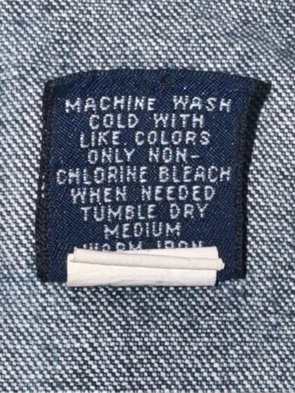 GAP Vintage Denim Trucker Vest with Button Front, XL - Picture 6 of 7
